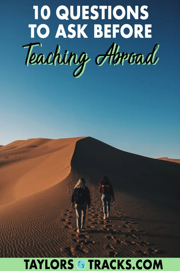 Thinking of teaching English as a second language but aren't sure if it's right for you? Ask yourself these questions and you'll know if you're prepared to embark on teaching English abroad as a temporary or permanent career. Click to read the questions! #teacherlife #teaching #tefl #teachenglish #english ***** Teach English abroad | Teach English online | Teach English to kids | Teach English as a second language | Teach abroad | Make money online