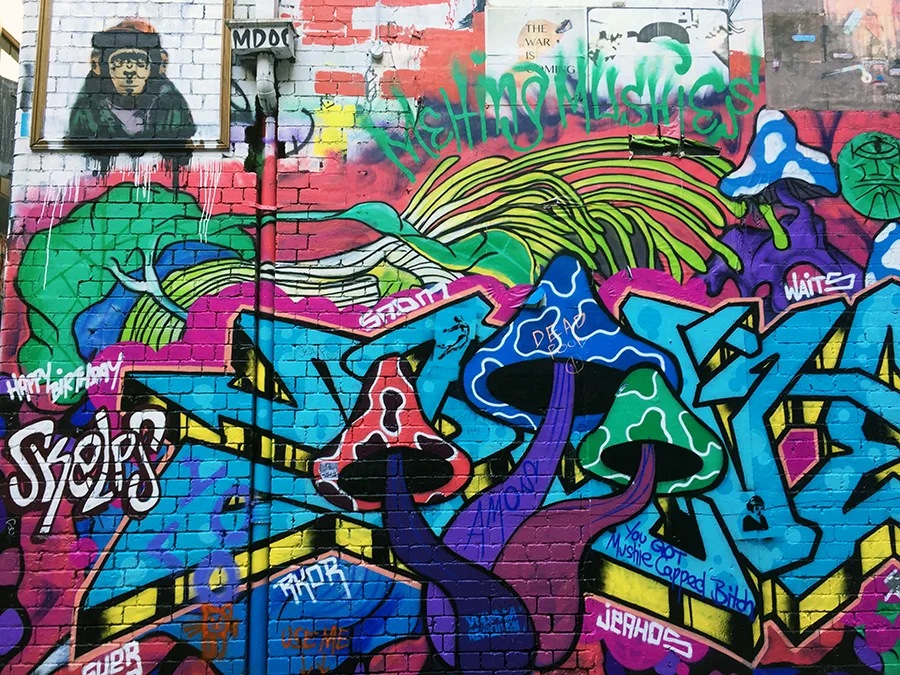 Hosier Lane Melbourne Street Art www.taylorstracks.com