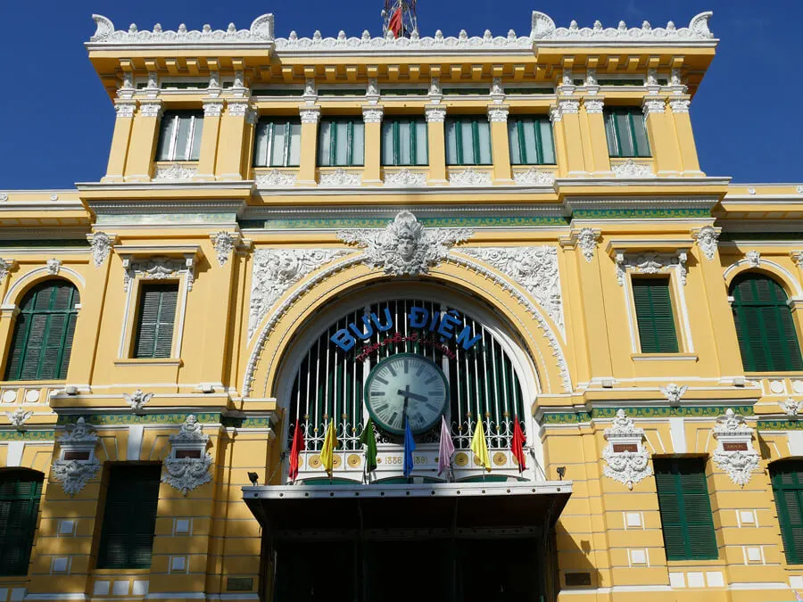 Ho Chi Minh City Vietnam travel | Ho Chi Minh Central Post Office | Things to do in Ho Chi Minh