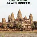 Find out how to plan to perfect Cambodia itinerary for your upcoming Cambodia trip. This Cambodia guide will share the must-know Cambodia travel tips, the best places to visit in Cambodia, where to stay in Cambodia and more. Click to start planning!
