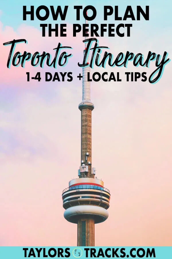 Discover one of Canada's top cities, Toronto with this easy and customizable Toronto itinerary that will give you ideas for 1-4 days in the city. Find the top things to do in Toronto, where to stay in Toronto, Toronto tips and more. #toronto #canada #travel