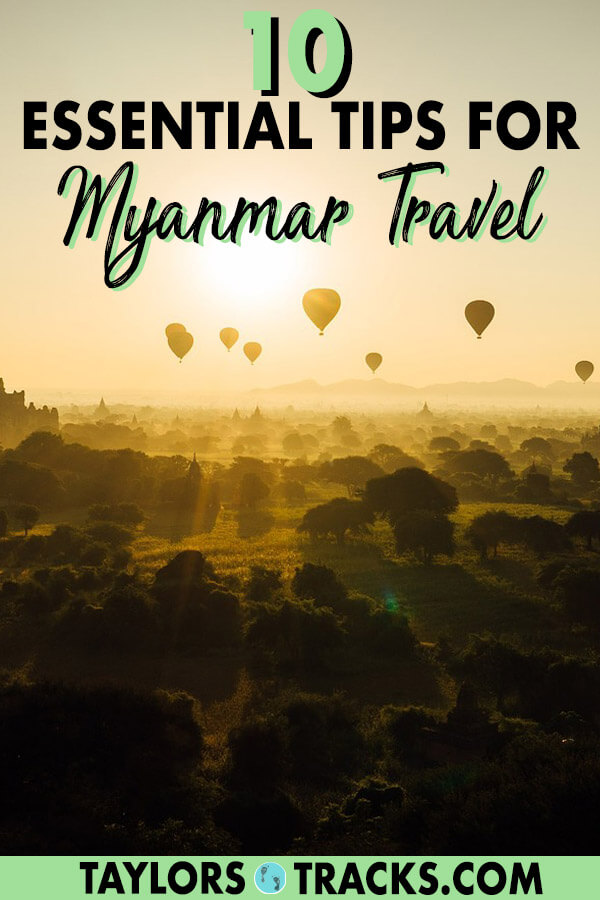 Learn how to travel smoothly with these essential tips for Myanmar travel from Yangon, to Bagan, Mandalay and more. These Myanmar travel tips will help you save money, time and stress. Click to start planning your ultimate Myanmar trip! #myanmar #budgettravel #traveltips