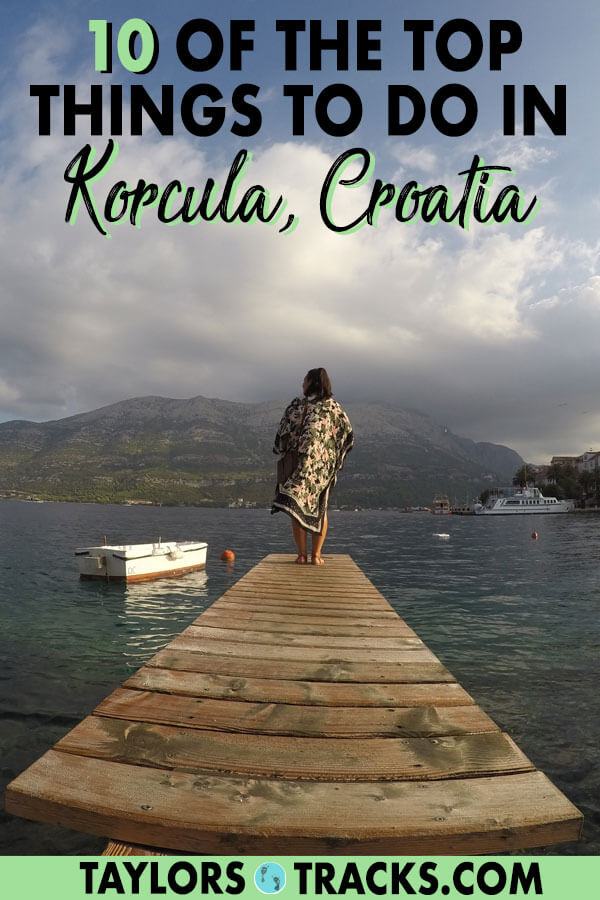 Korcula island has become favourite for visitors to come to when in Croatia so don't miss an opportunity to visit one of the most beautiful places in the country. I've got you covered with the top things to do in Korcula. #korcula #croatia #europe #travel #island #beach