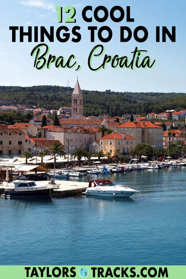 Brac island is a beautiful destination that I suggest adding to your Croatia trip. There are a number of things to do in Brac that aren't just about Croatia beaches. Get ready for some history and delicious food too. #brac #island #beach #croatia #europe #travel #balkans