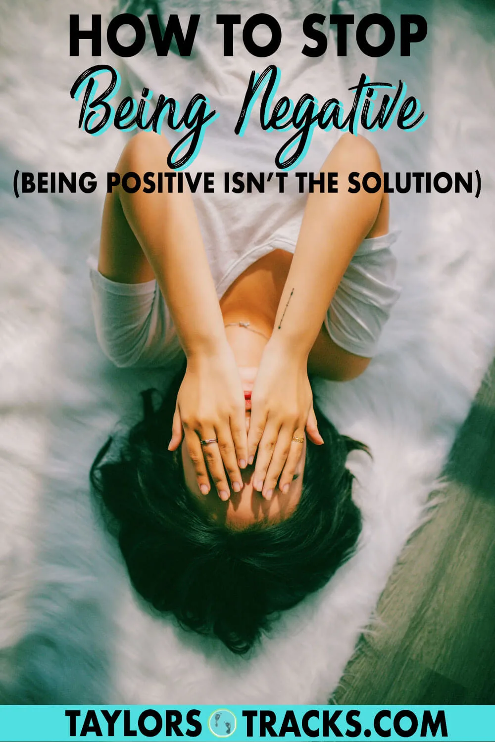 Learn how to get over negative thoughts in a healthy way and become a happier person with these mindset tips that will help you develop some self awareness. Click to learn how to stop being negative!