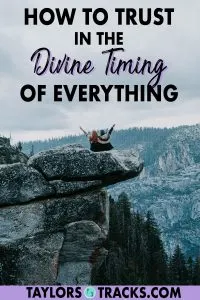 Learn how to trust to that everything will work out with these spiritual tips on accepting and believing in divine timing. Click to learn what divine timing means, how and how you can trust it!