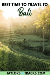 Bali is a destination that can be visited year round, but when is the best time to visit Bali? That depends on your budget, on whether you want to avoid crowds, go surfing, sightseeing or chasing waterfalls. The best time of year to visit Bali is determined by weather, so click to find out the best time to travel to Bali and start planning your trip to Bali!