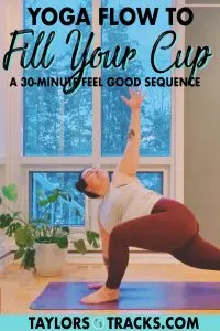 Join me in this 30-minute yoga to feel your best sequence that works into all parts of your body, even the parts that we often forget to stretch and move! This fill your cup yoga is great for morning or evening as a wind down from your day or to start up your day. Click to feel your best and practice yoga!