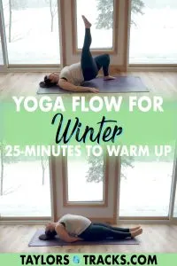 These winter yoga poses will have you warm in no time. Practice in the morning, afternoon or evening with this winter yoga sequence to build energy and heat in less than 30 minutes. Click to practice a winter yoga flow!
